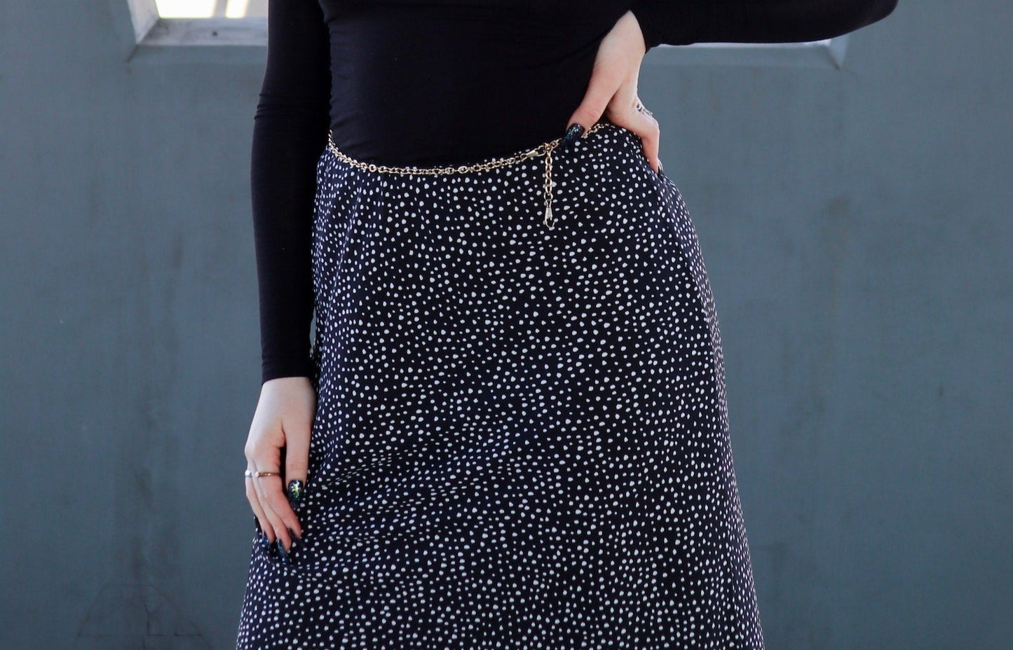 Mulch random dot Skirt