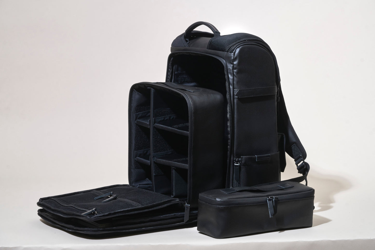 Black Nylon Backpack