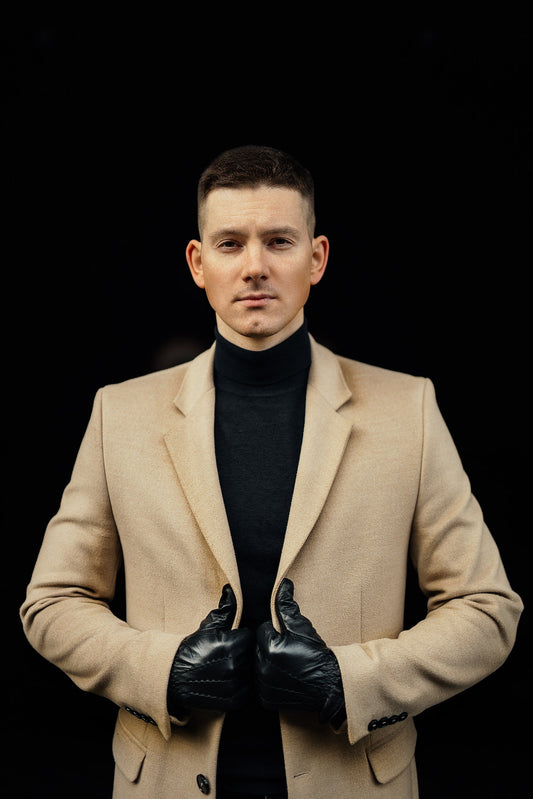 Beige Chesterfield Coat