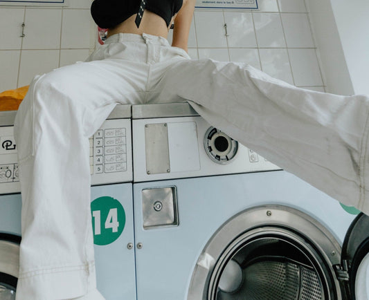 Wide denim work painter Pants