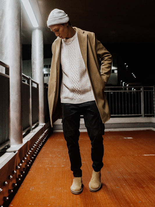 Beige Wool like Coat