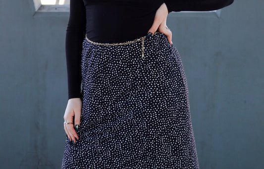 Mulch random dot Skirt