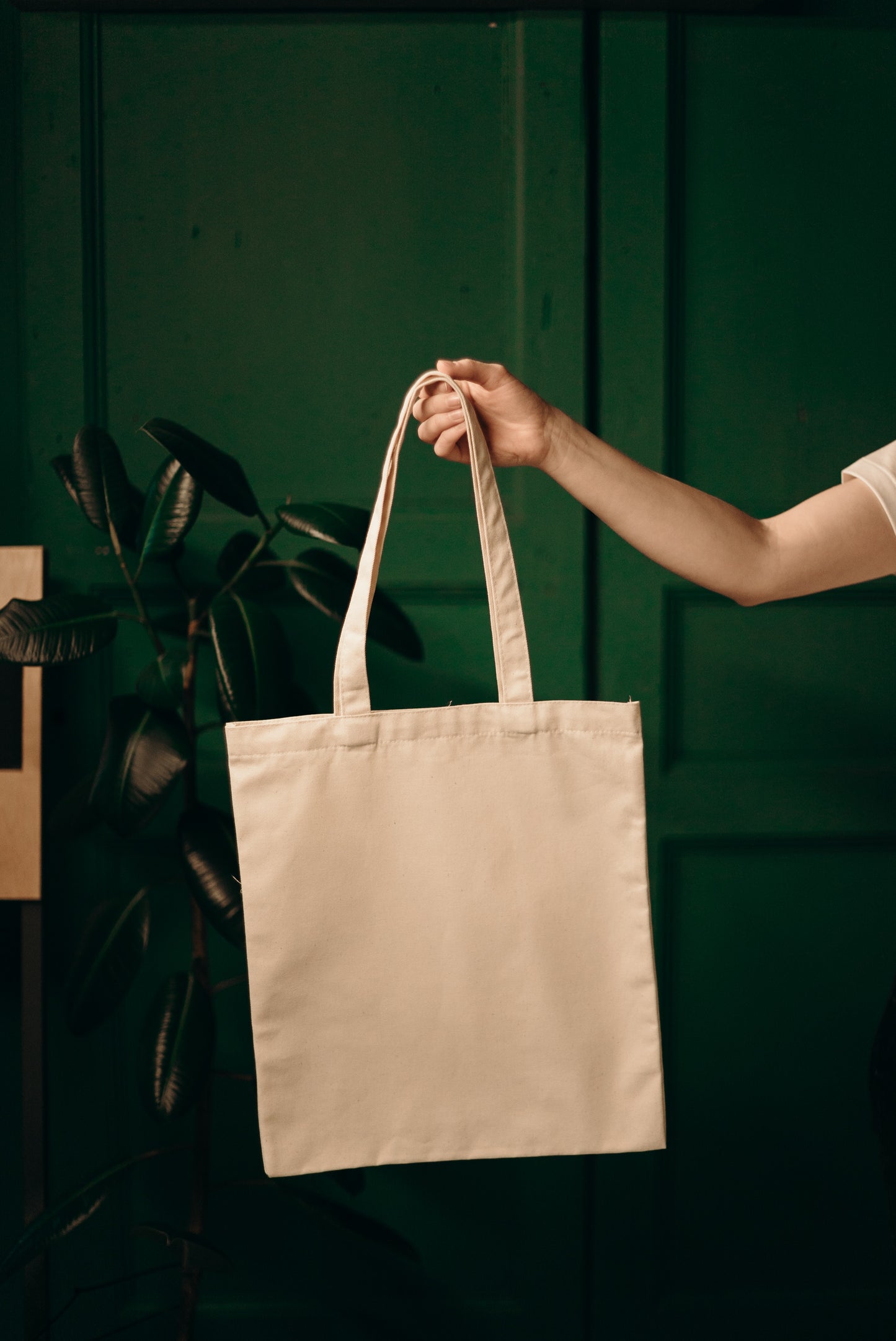 White Tote Bag