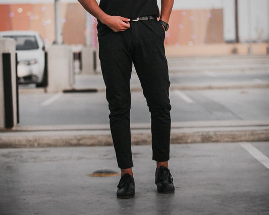 Black Tapered Pants