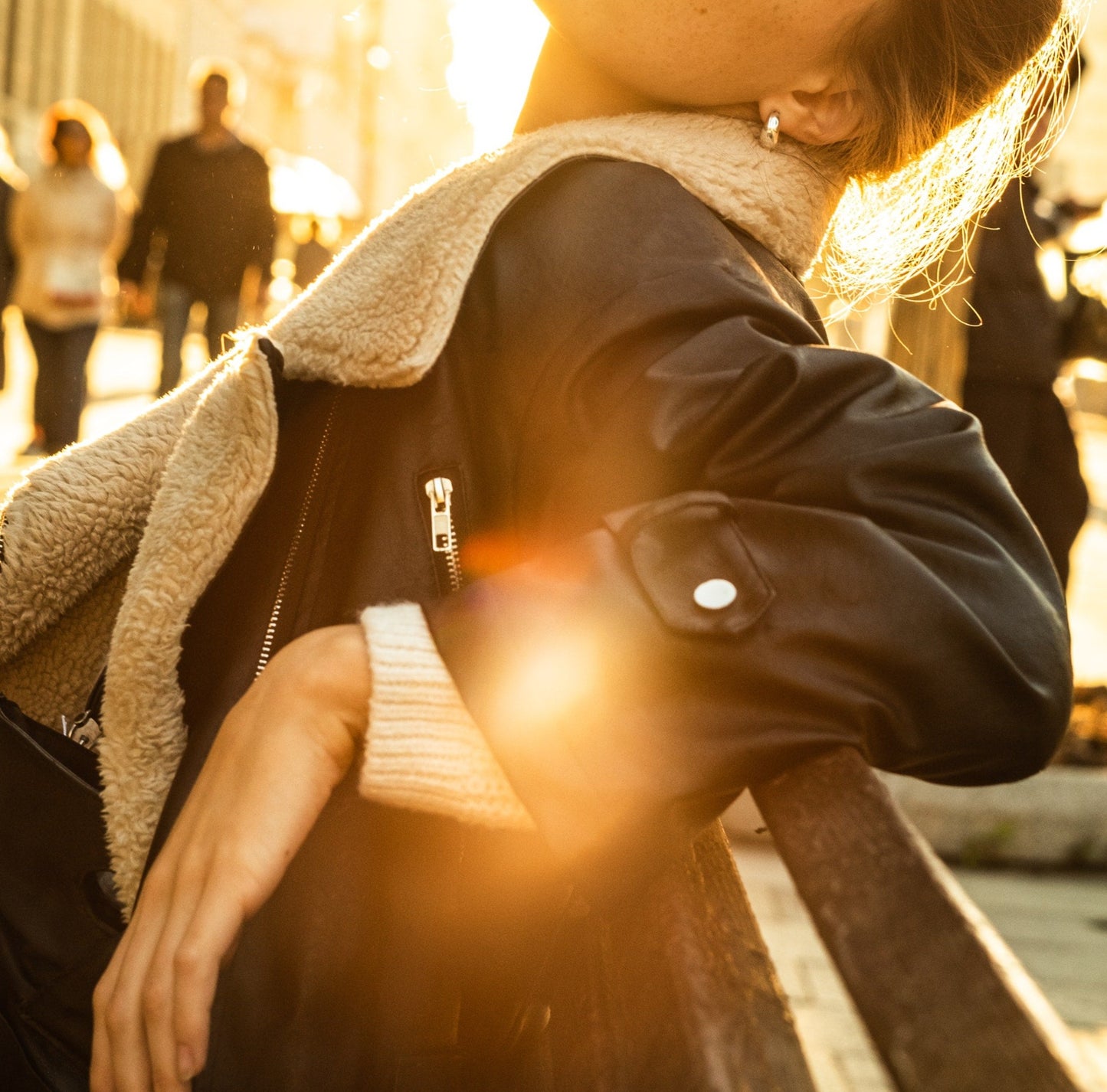 Boa Short Blouson Coat